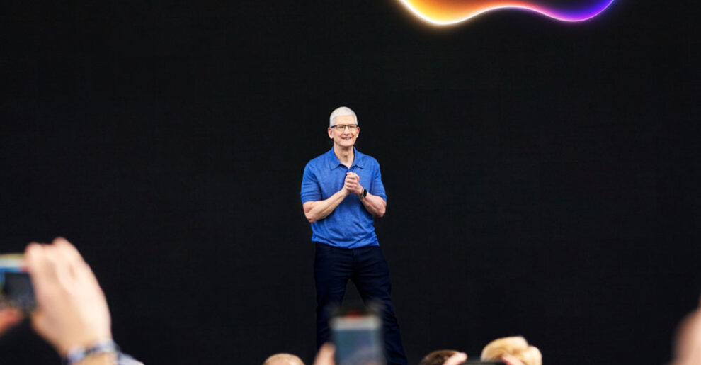 Apple CEO Tim Cook at WWDC24